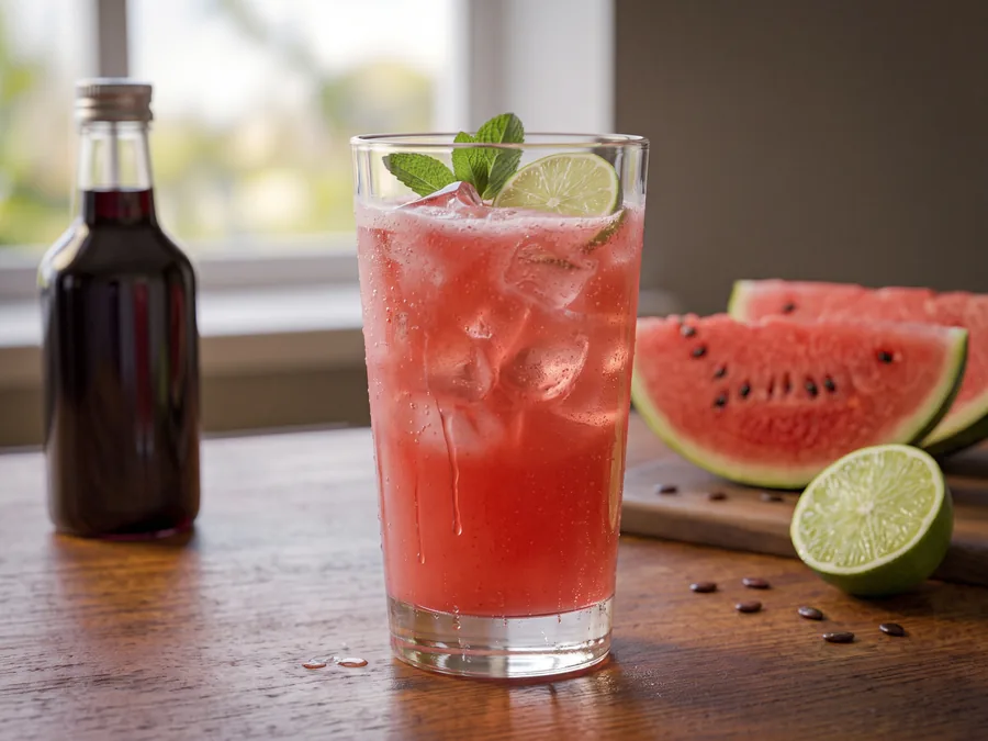 Agua fresca pastèque