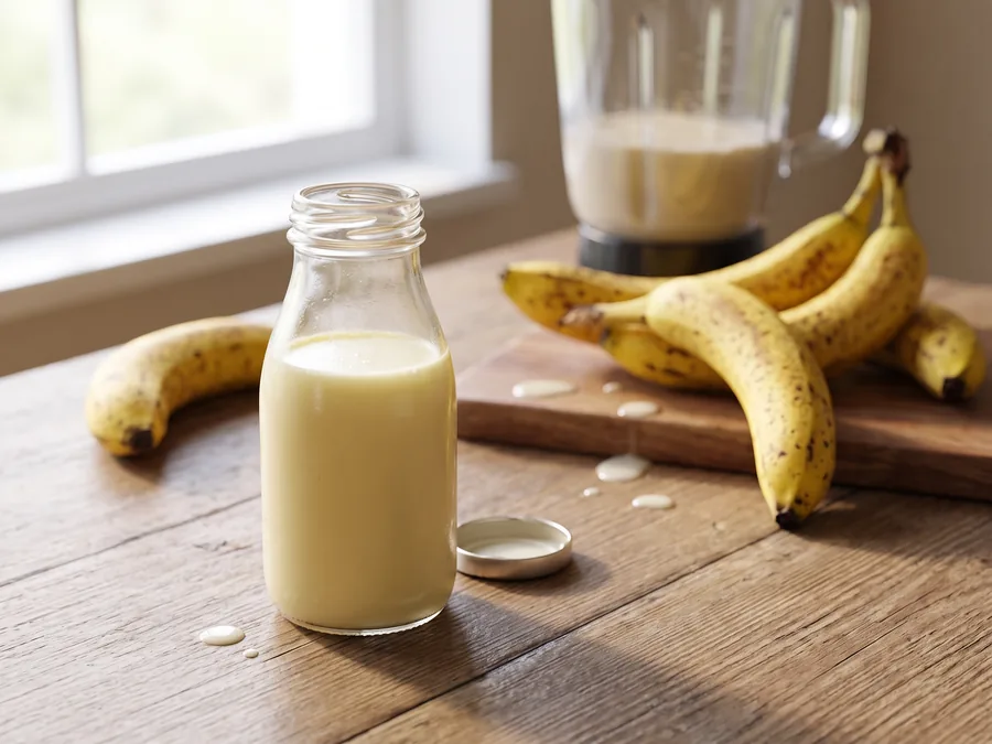 Banana milk coréen