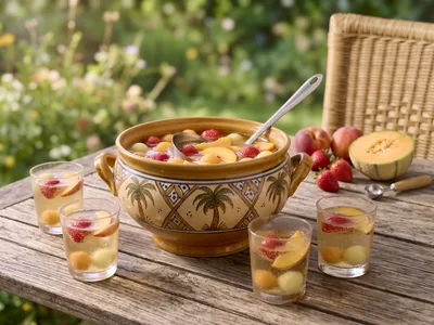 Bowle aux fruits d'été