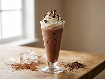 Chocolat viennois glacé