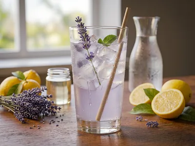 Citronnade à la lavande