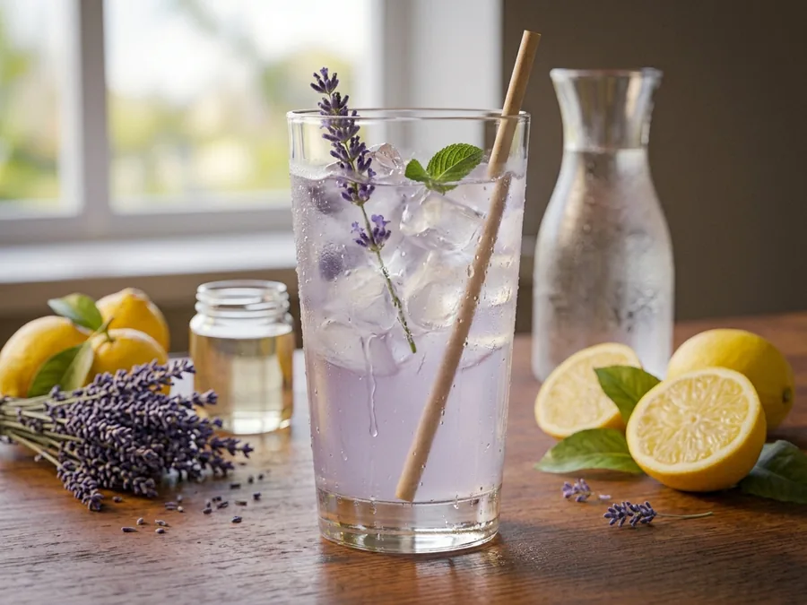 Citronnade à la lavande