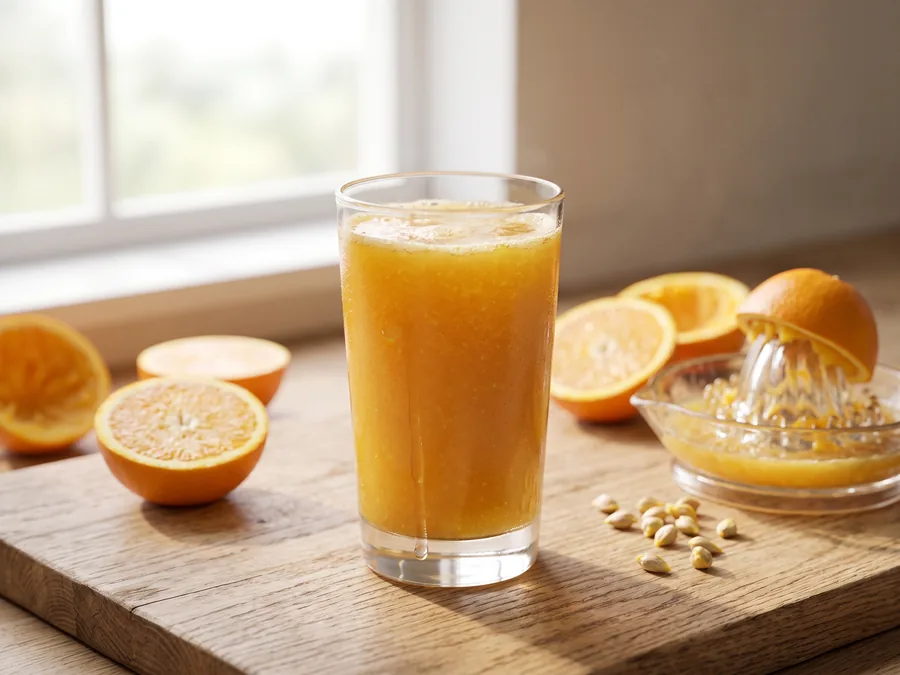 Jus d'orange pressé