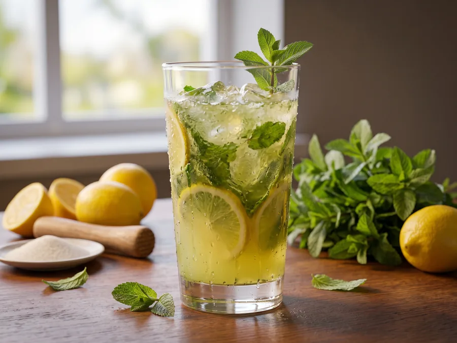 Limonade à la menthe