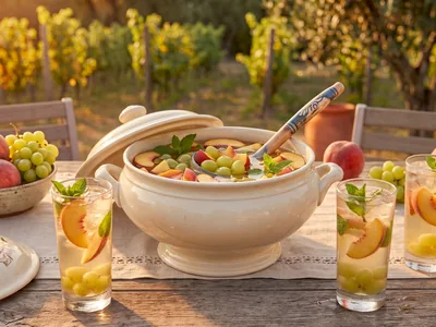 Sangria blanche sans alcool