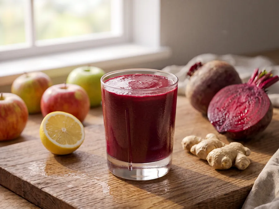 Smoothie betterave-pomme