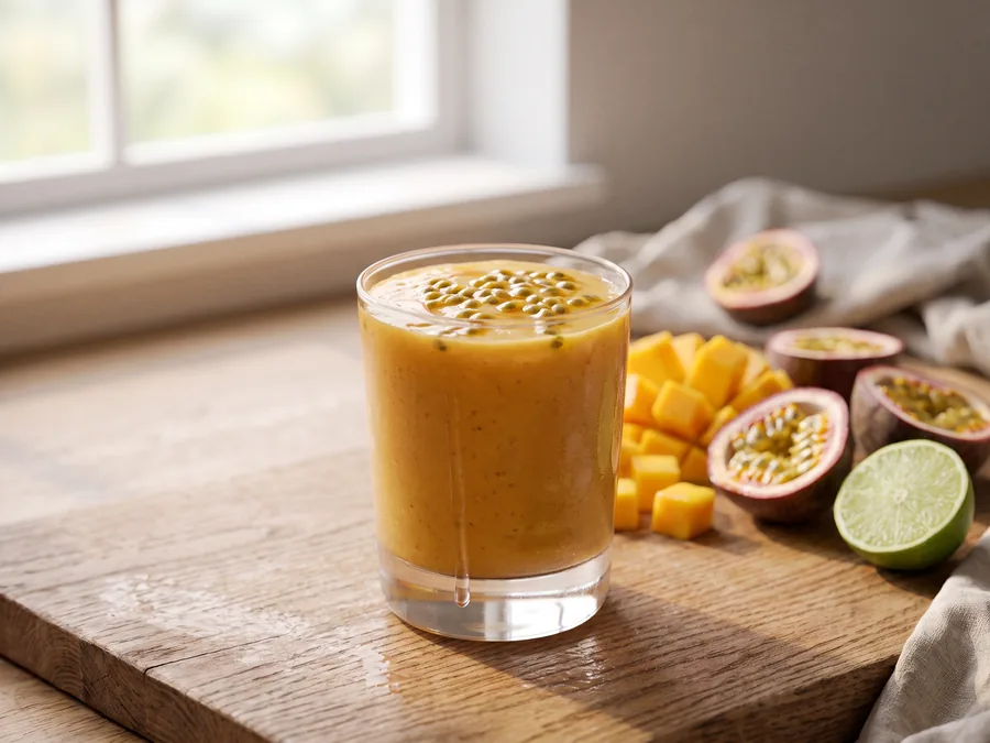 Smoothie mangue-passion