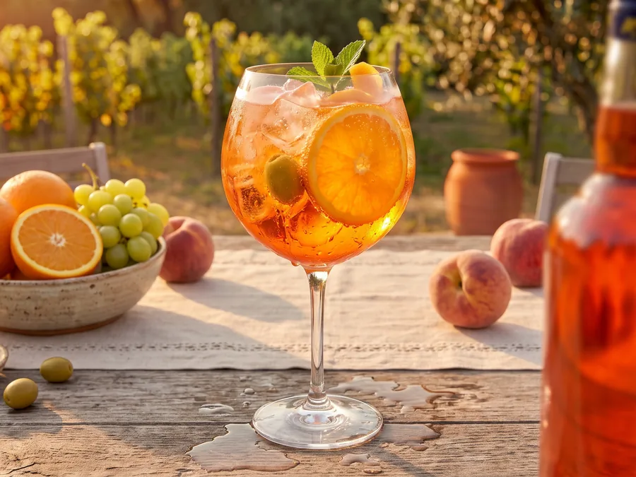 Spritz à l'orange amère