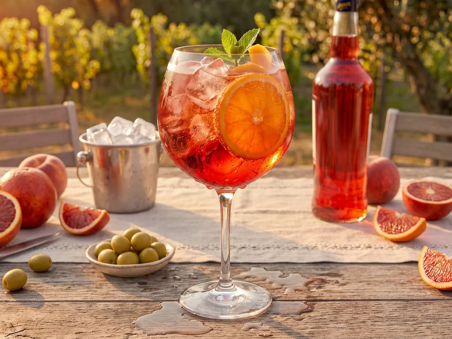 Spritz au bitter rouge