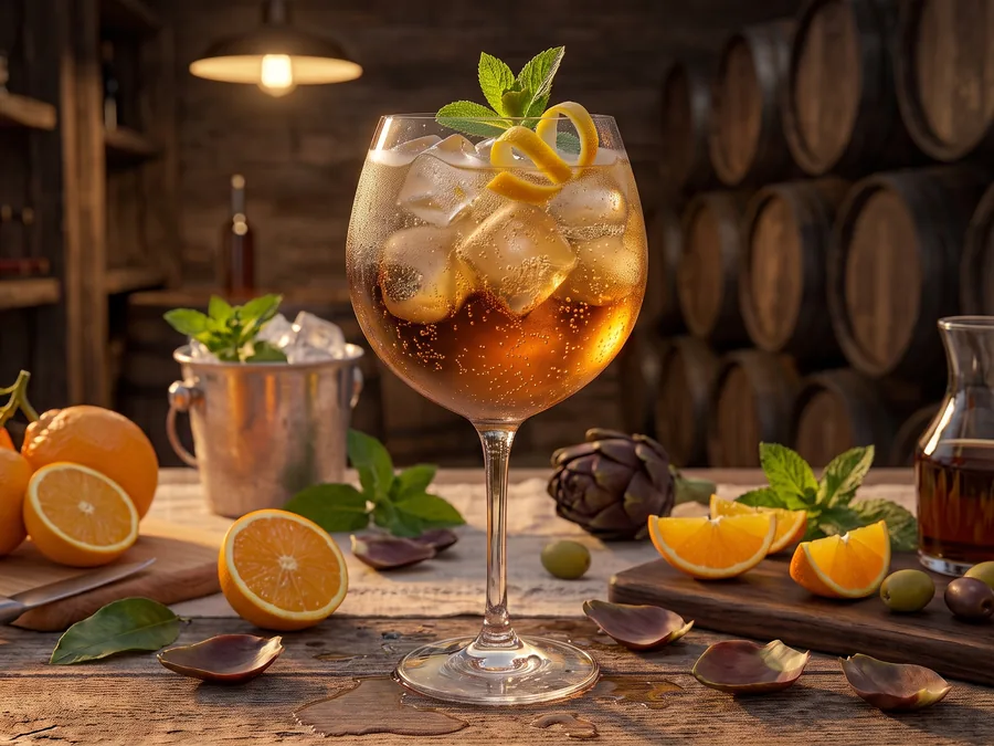 Spritz à l'amer d'artichaut
