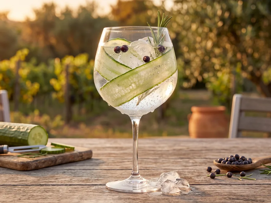 Tonic maison au concombre