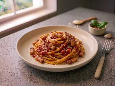 Bucatini all'amatriciana