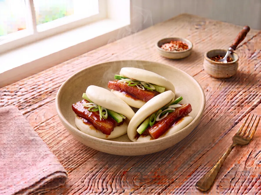 Bao buns au porc