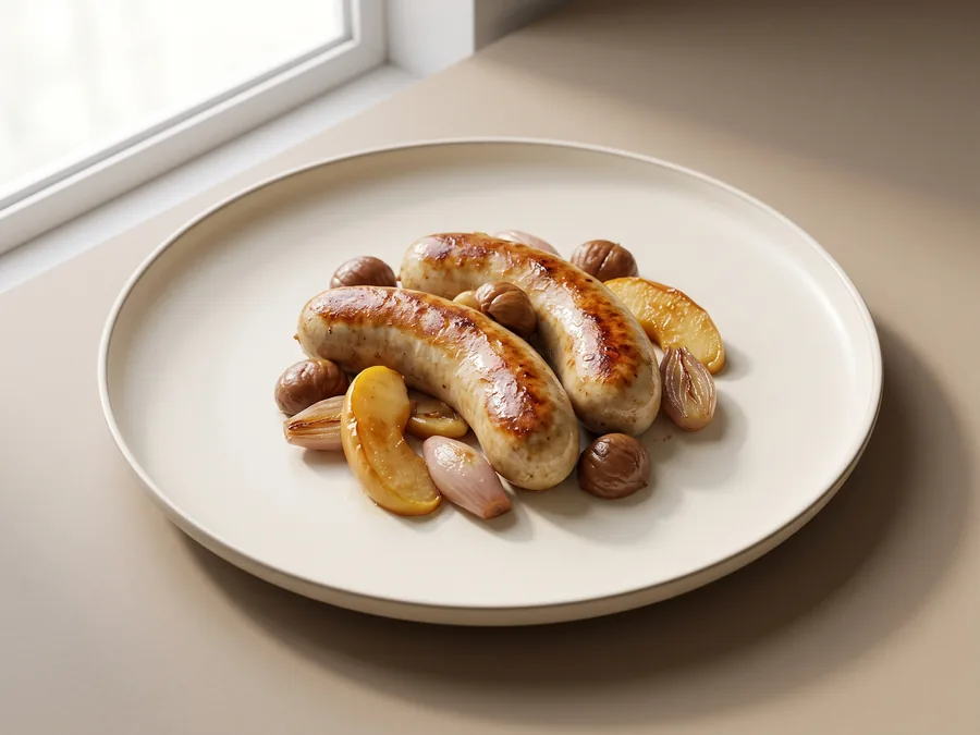 Boudin blanc aux marrons