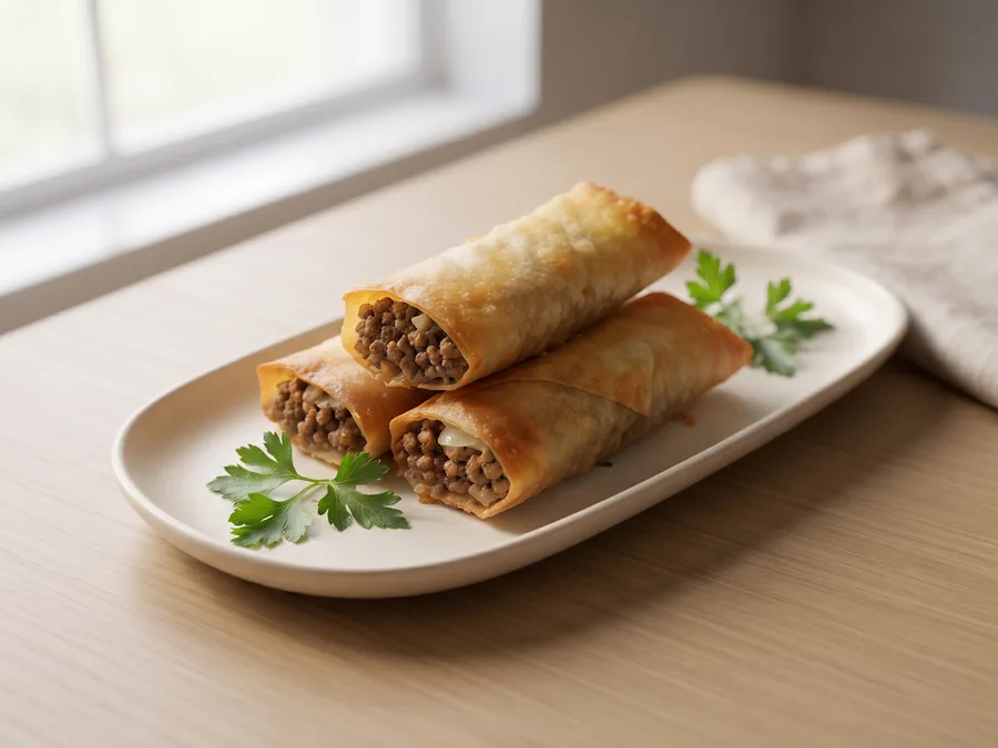 Bricks à la viande hachée