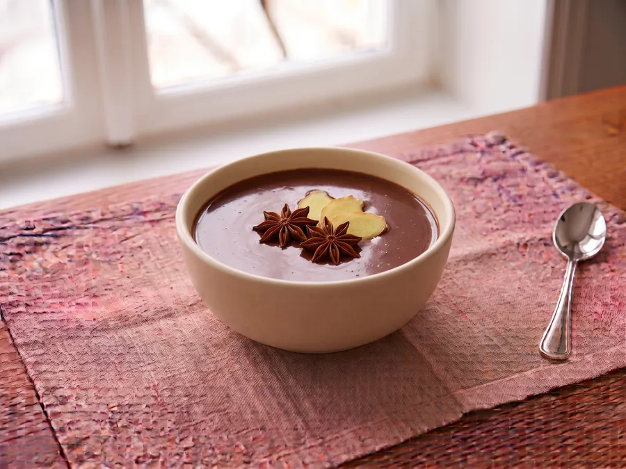 Chocolat chaud épicé de Noël