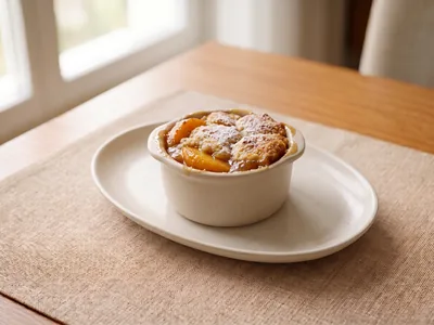 Cobbler aux pêches