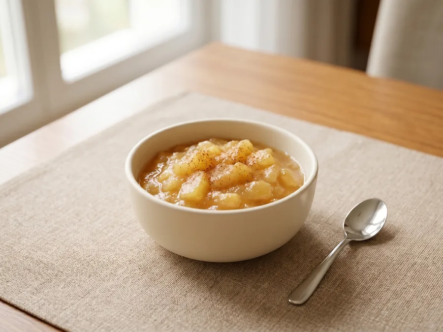 Compote de pomme minute au micro-ondes