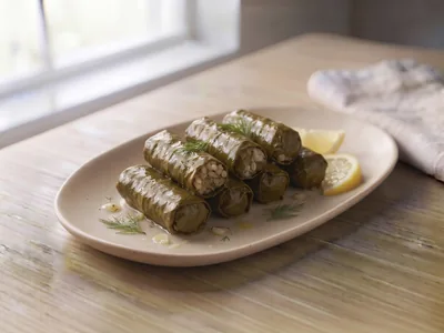 Dolmas (feuilles de vigne farcies)