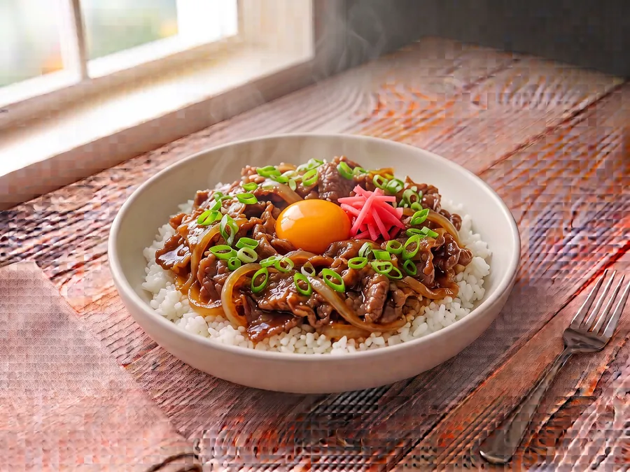 Donburi de bœuf (gyudon)