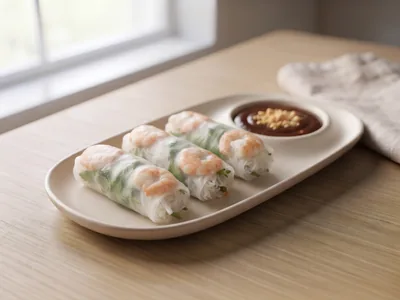 Goi cuon (rouleaux de printemps frais)