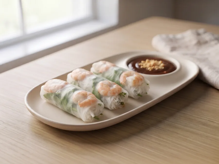 Goi cuon (rouleaux de printemps frais)