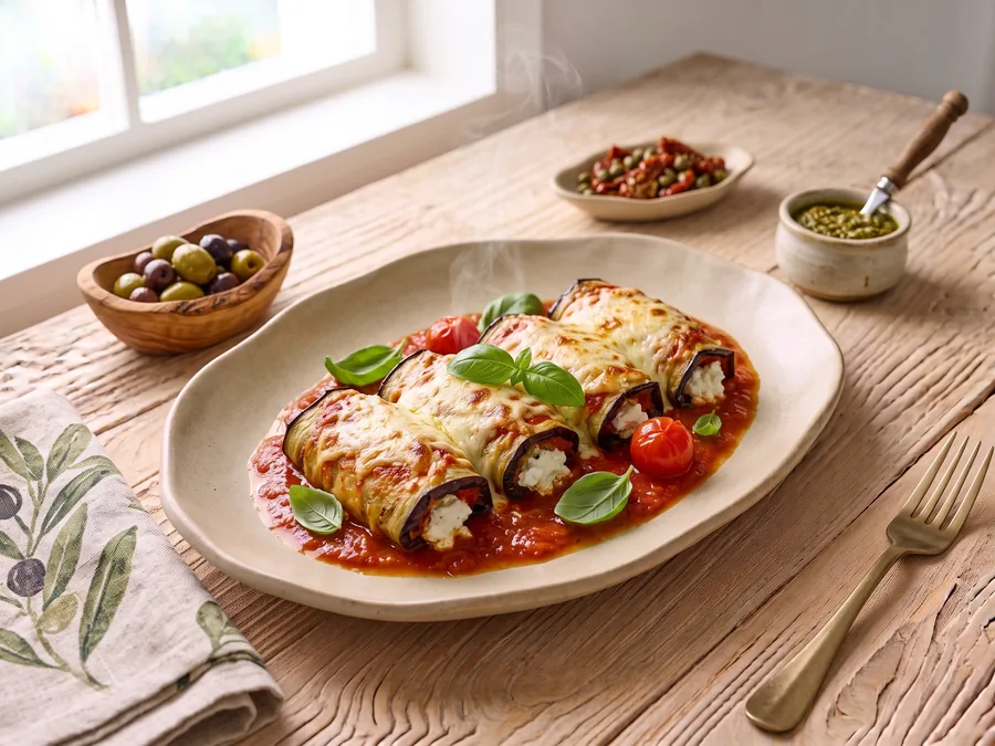 Involtini di melanzane