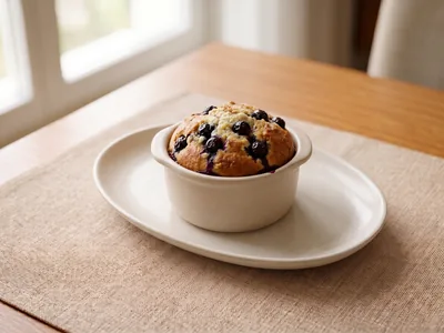 Muffins aux myrtilles