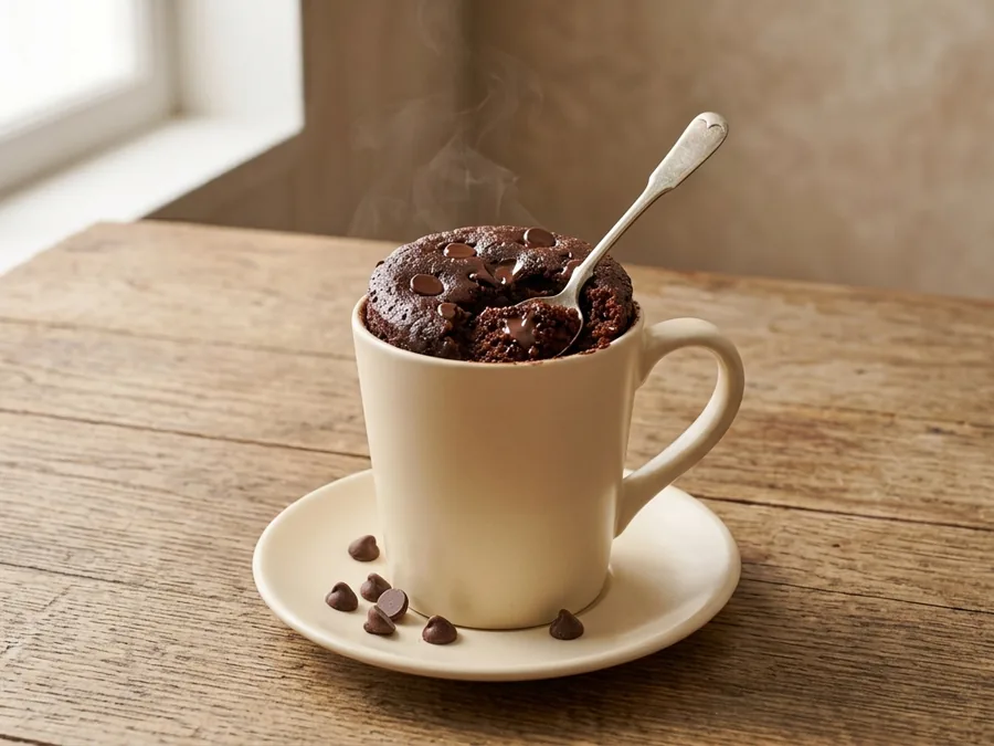 Mug cake au chocolat