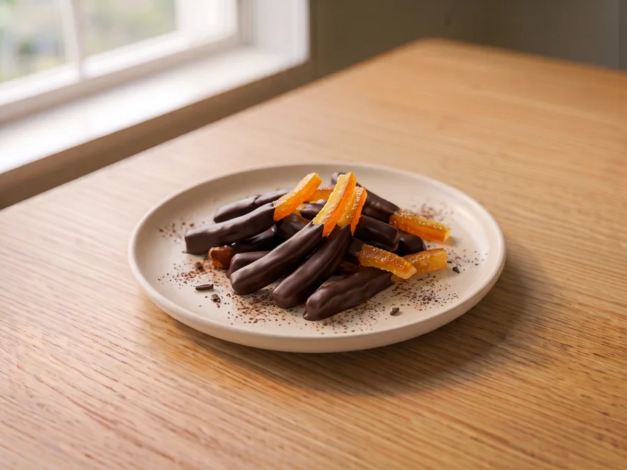 Orangettes au chocolat