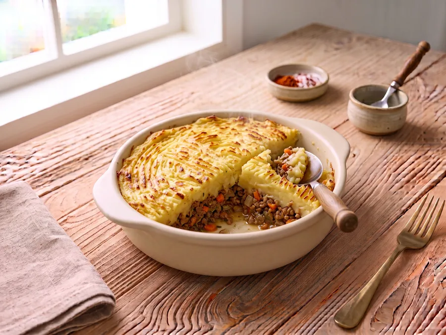 Parmentier de lentilles