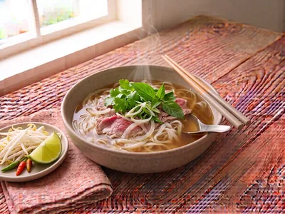 Pho au bœuf