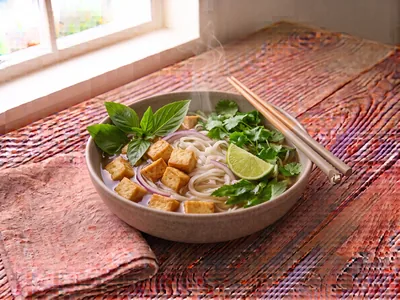 Pho végétarien