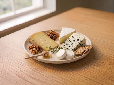 Plateau de fromages de fête