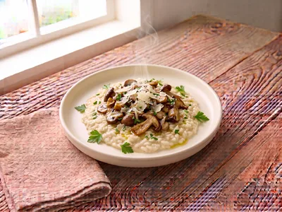 Risotto aux champignons