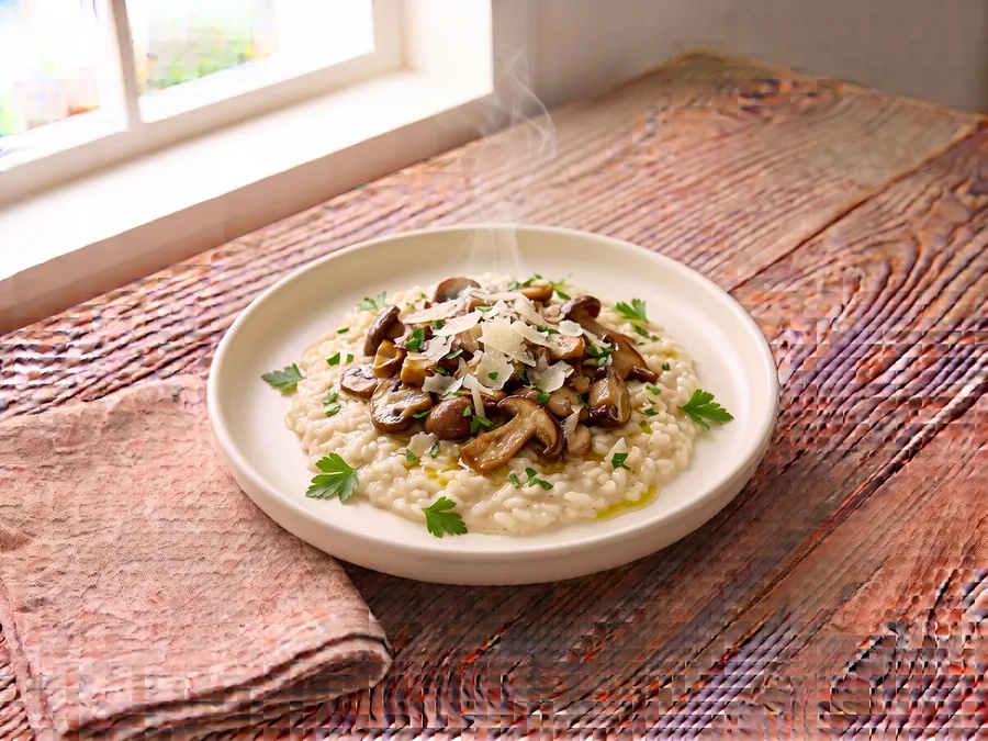 Risotto aux champignons