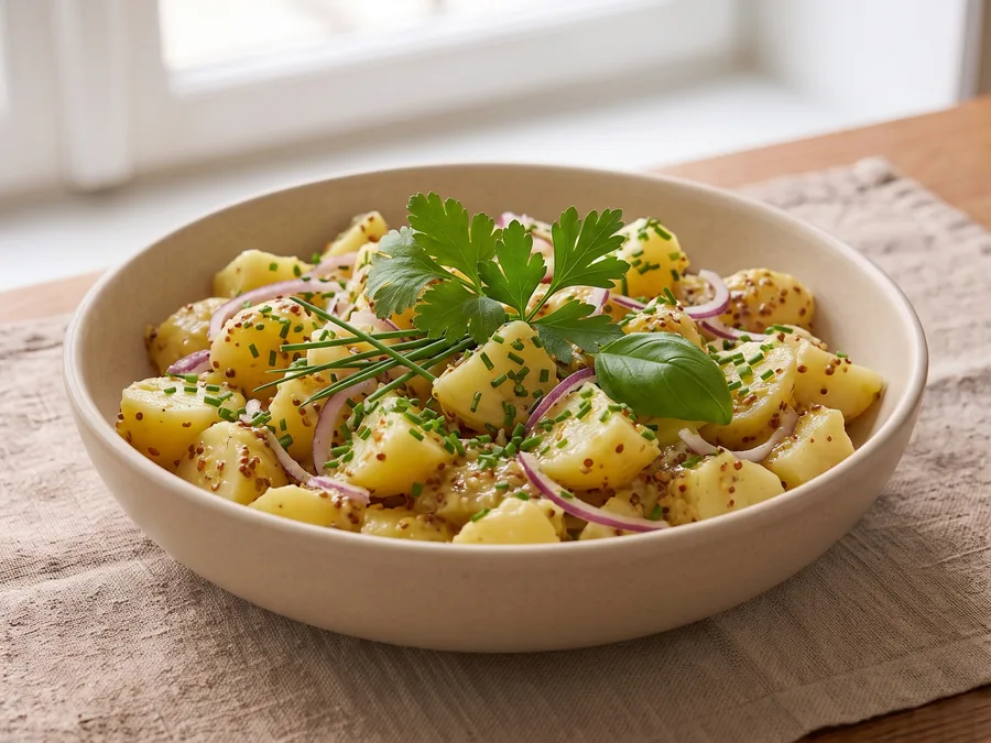 Salade de pommes de terre à l'allemande