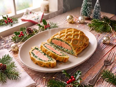 Saumon en croûte de Noël