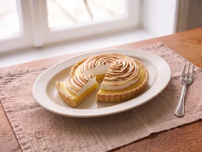 Tarte au citron meringuée