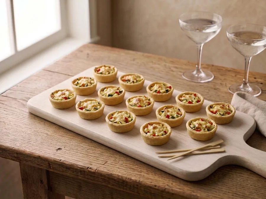 Mini-tartelettes aux légumes
