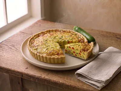 Tarte aux légumes de saison