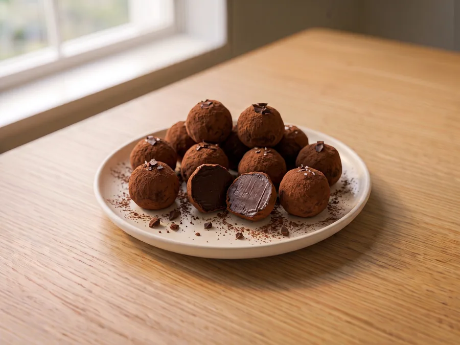Truffes au chocolat maison